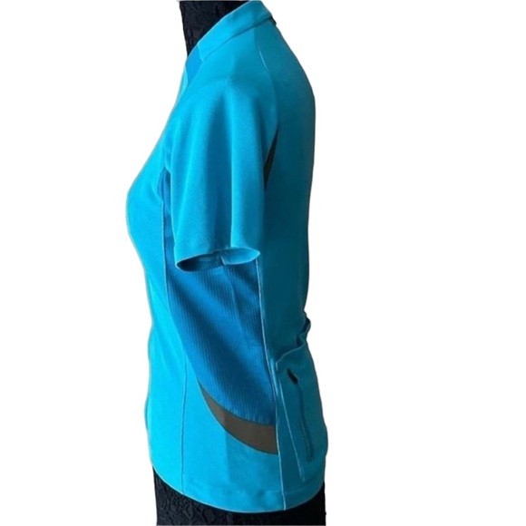 # 0033 Bontrager | Short Sleeve Cycling Jersey Shirt Blue Womens Large - Picture 3 of 16